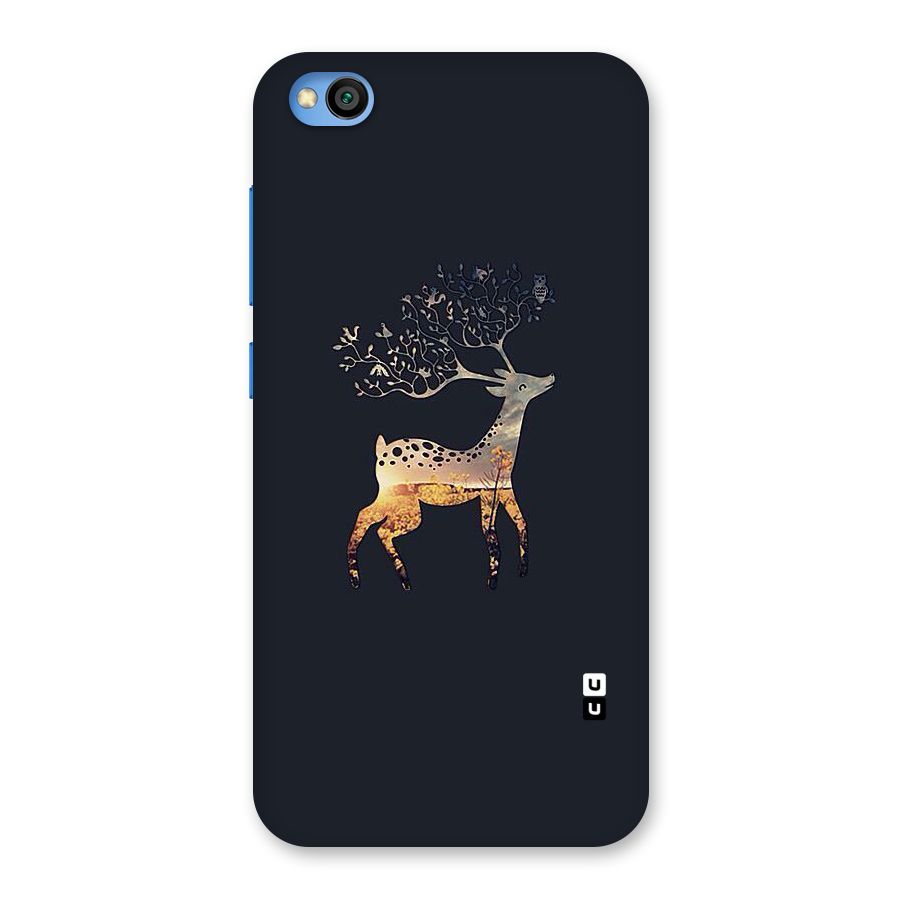 Black Deer Back Case for Redmi Go