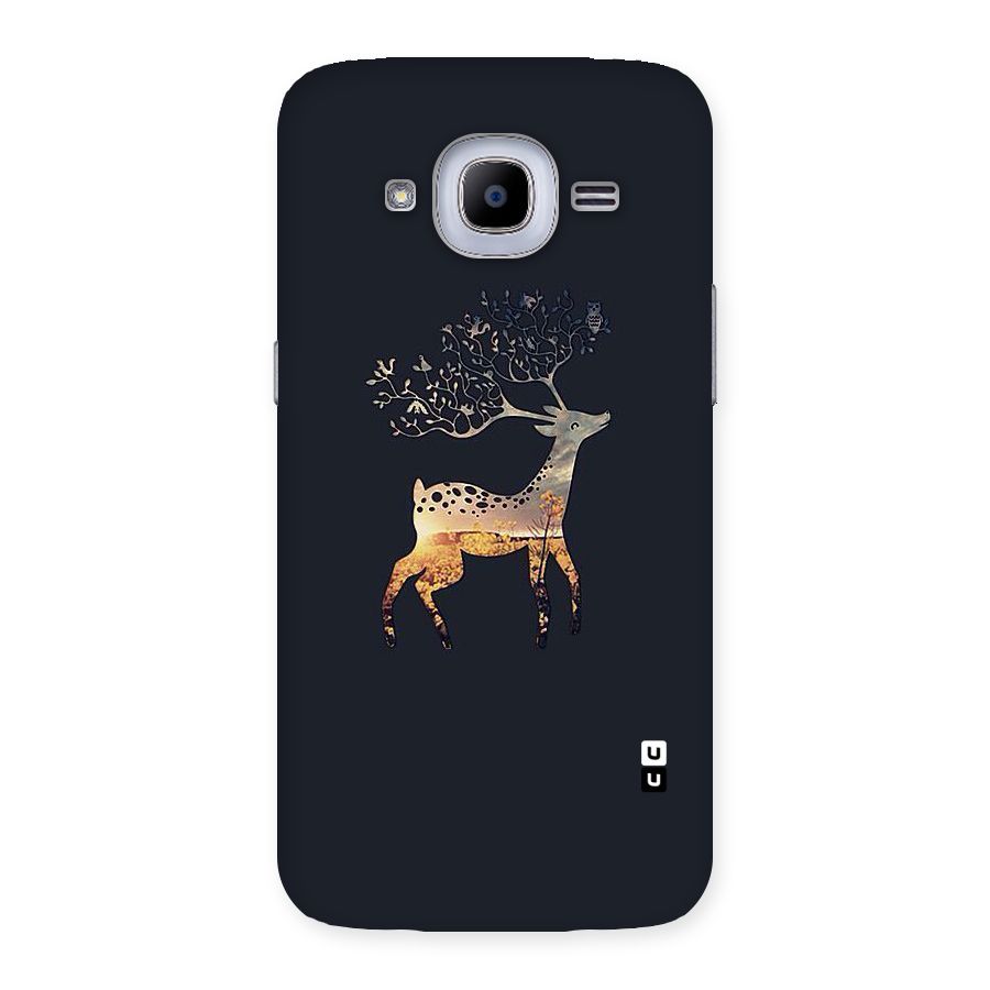 Black Deer Back Case for Samsung Galaxy J2 2016