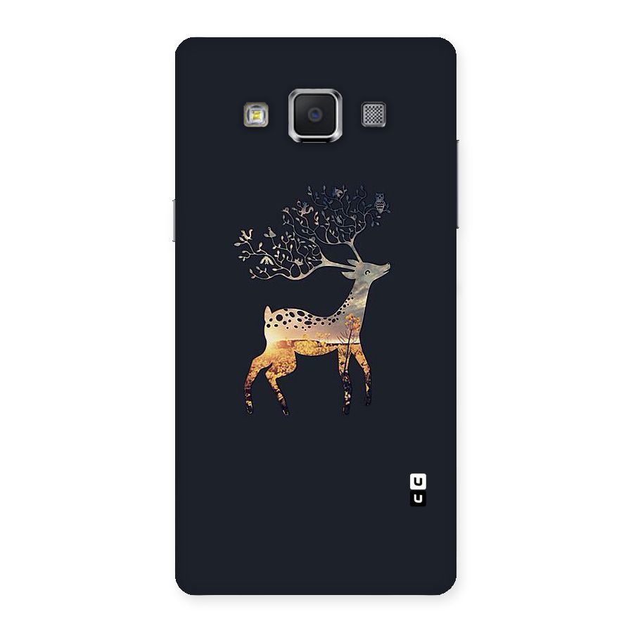 Black Deer Back Case for Samsung Galaxy A5