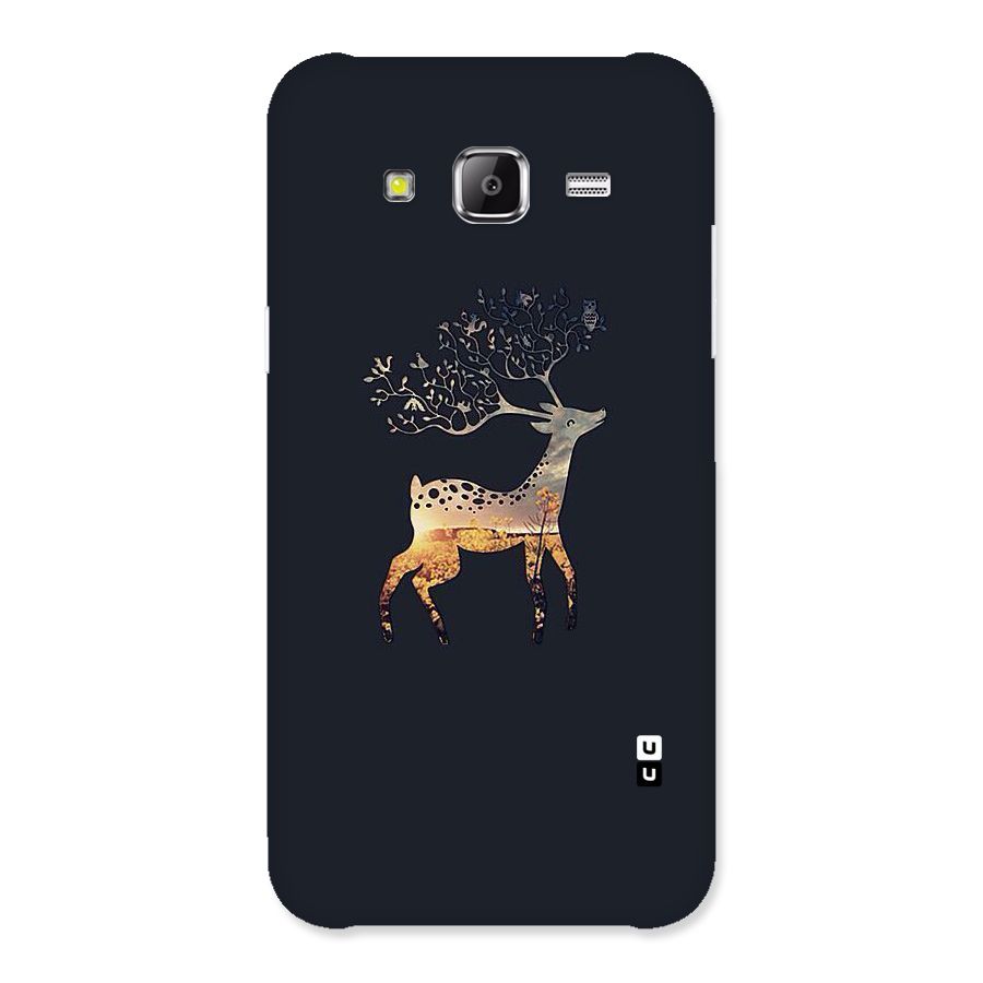 Black Deer Back Case for Samsung Galaxy J2 Prime