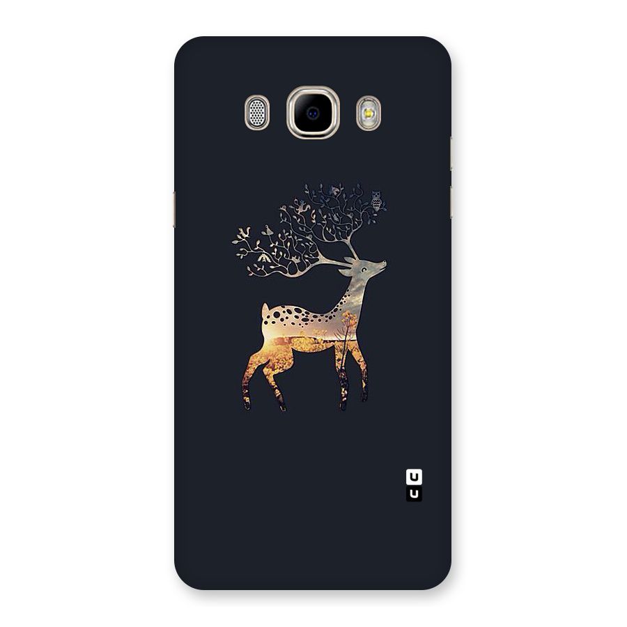 Black Deer Back Case for Samsung Galaxy J7 2016