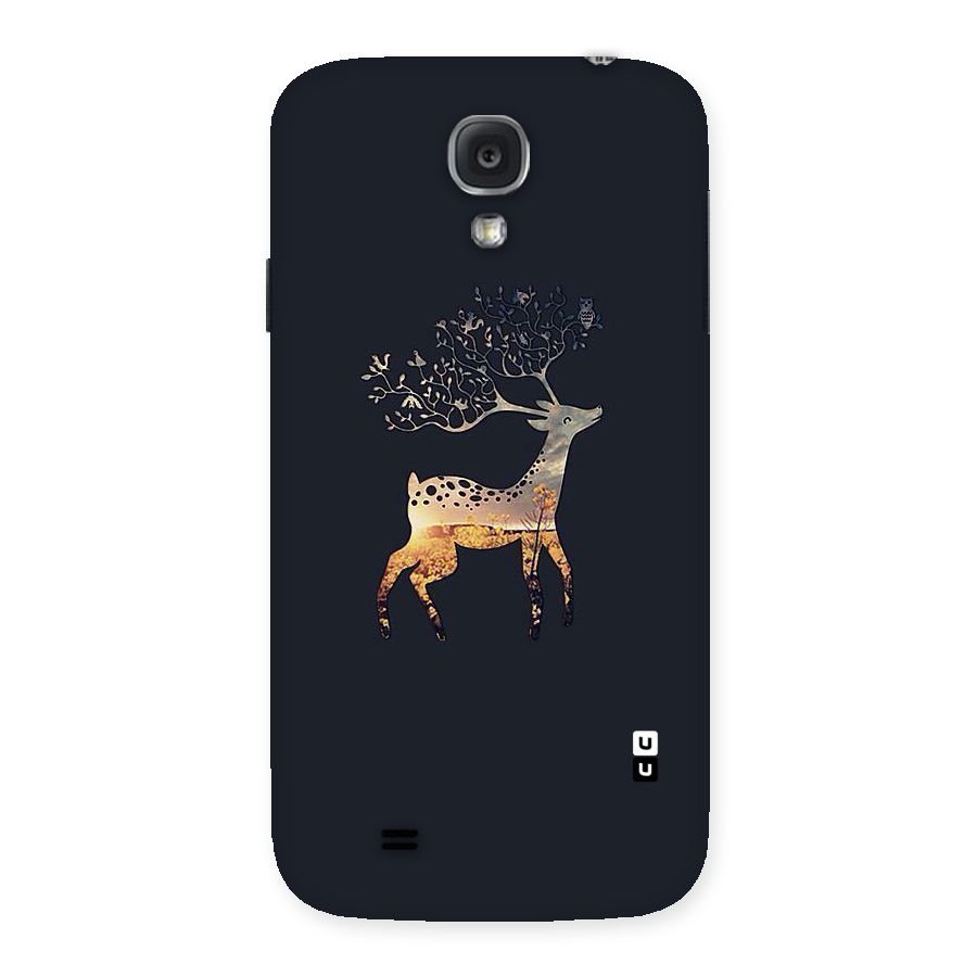 Black Deer Back Case for Samsung Galaxy S4