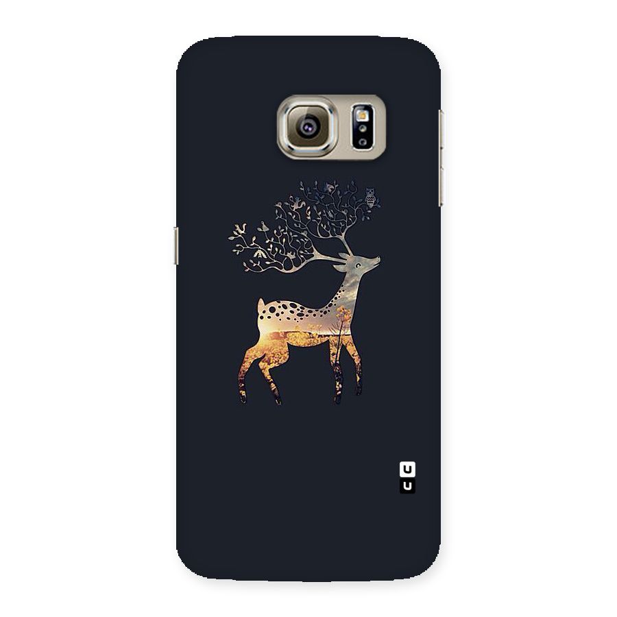 Black Deer Back Case for Samsung Galaxy S6 Edge Plus
