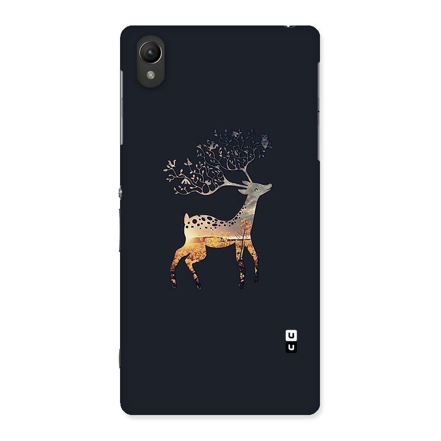 Black Deer Back Case for Sony Xperia Z2