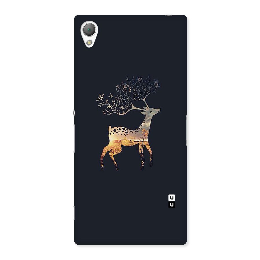Black Deer Back Case for Sony Xperia Z3