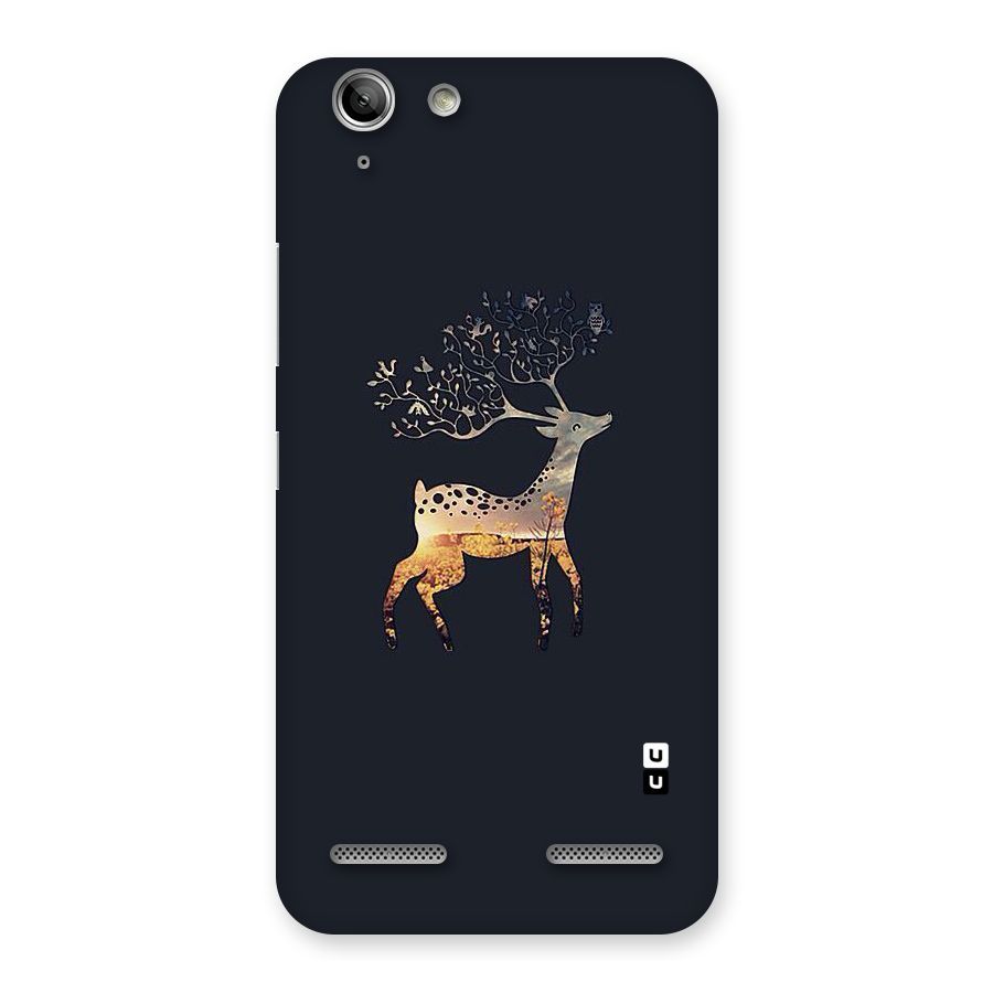 Black Deer Back Case for Vibe K5