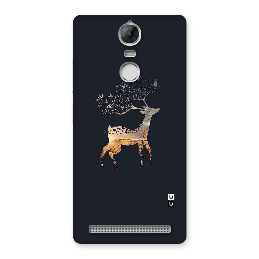 Black Deer Back Case for Vibe K5 Note