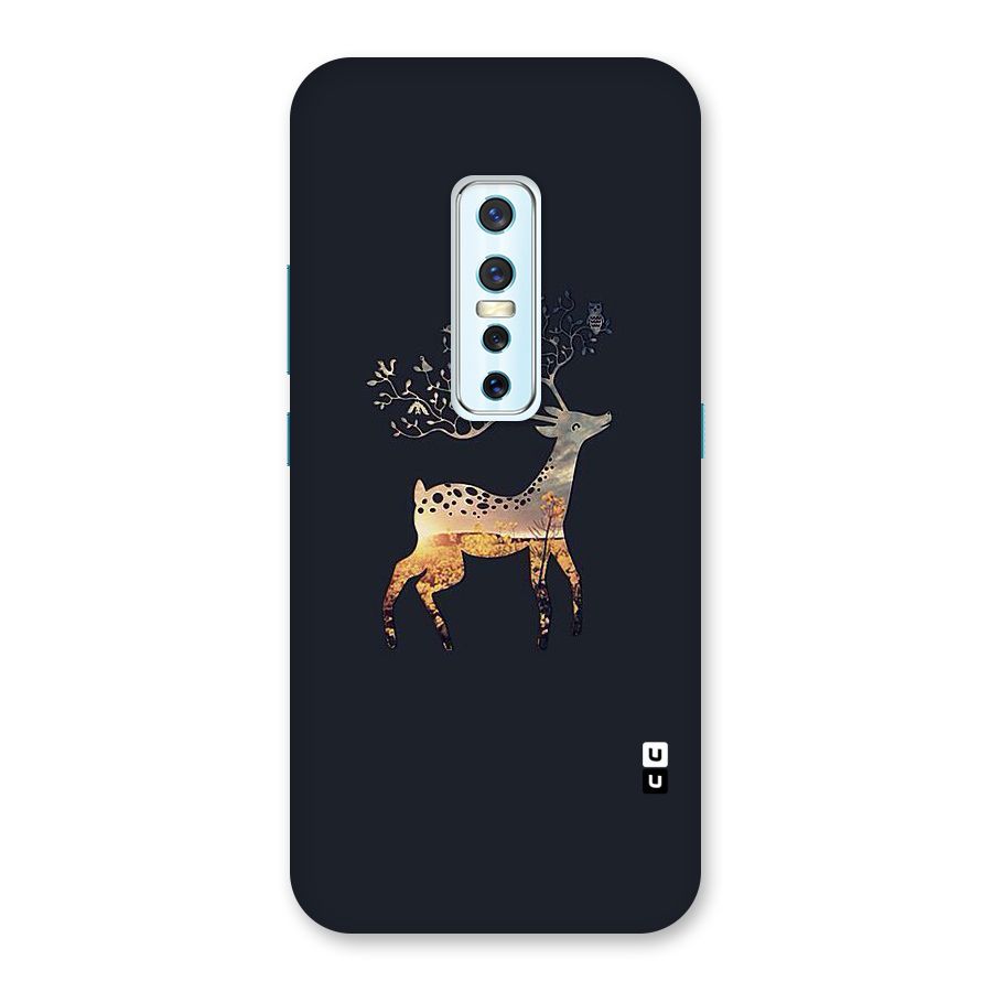 Black Deer Back Case for Vivo V17 Pro