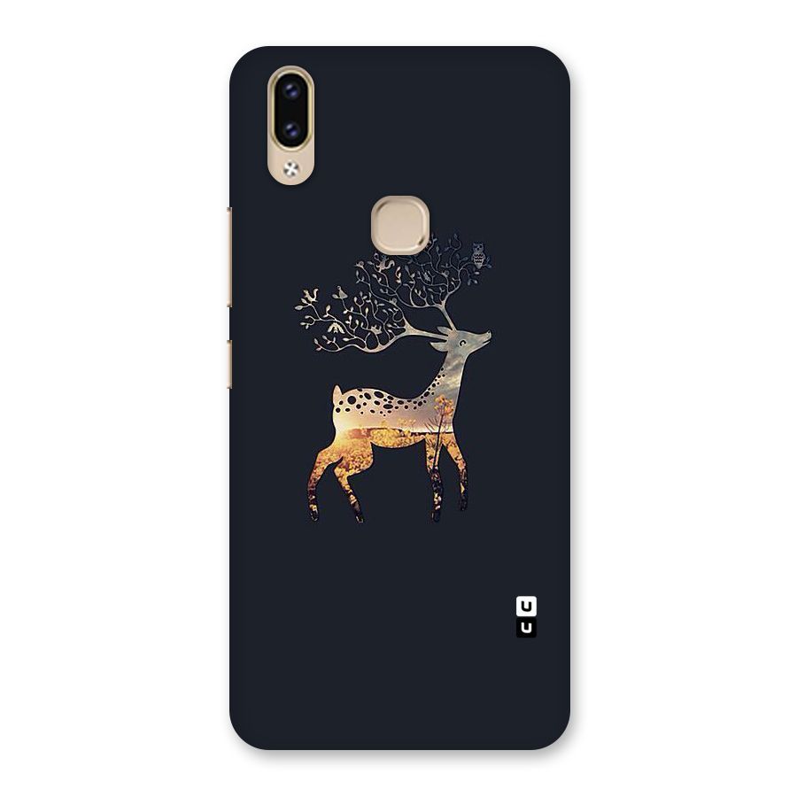 Black Deer Back Case for Vivo V9