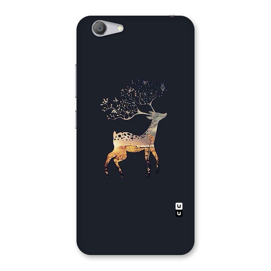 Black Deer Back Case for Vivo Y53