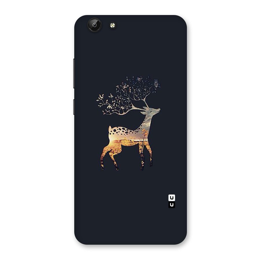 Black Deer Back Case for Vivo Y69
