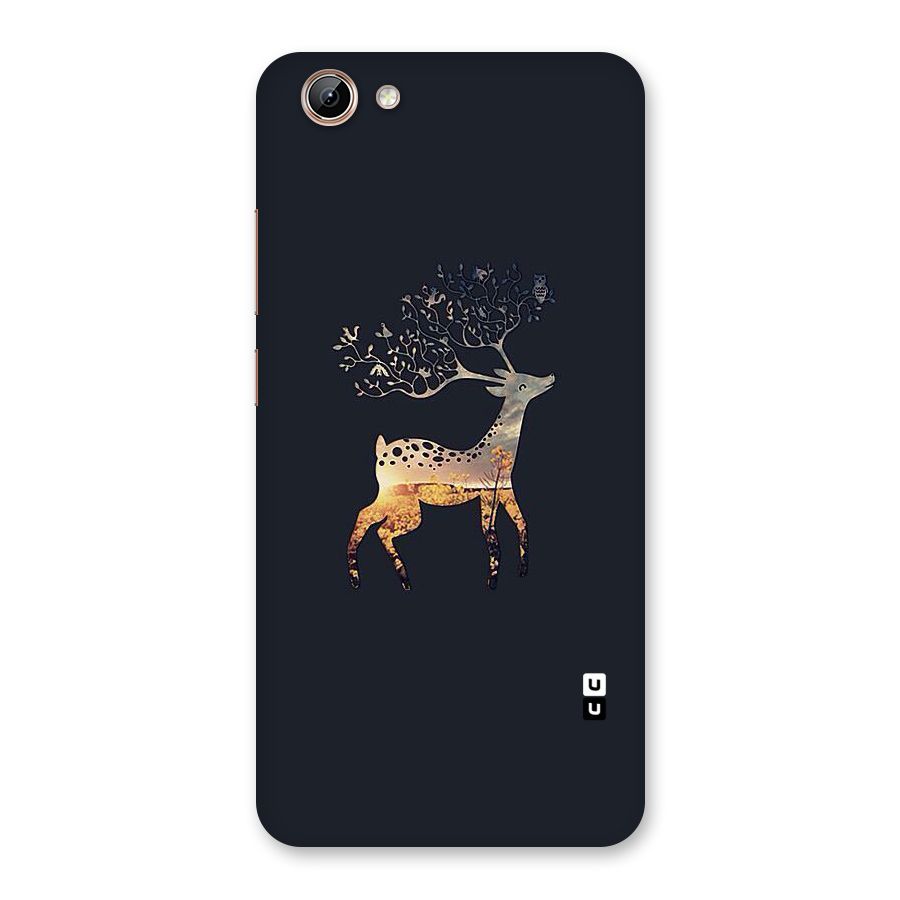 Black Deer Back Case for Vivo Y71i