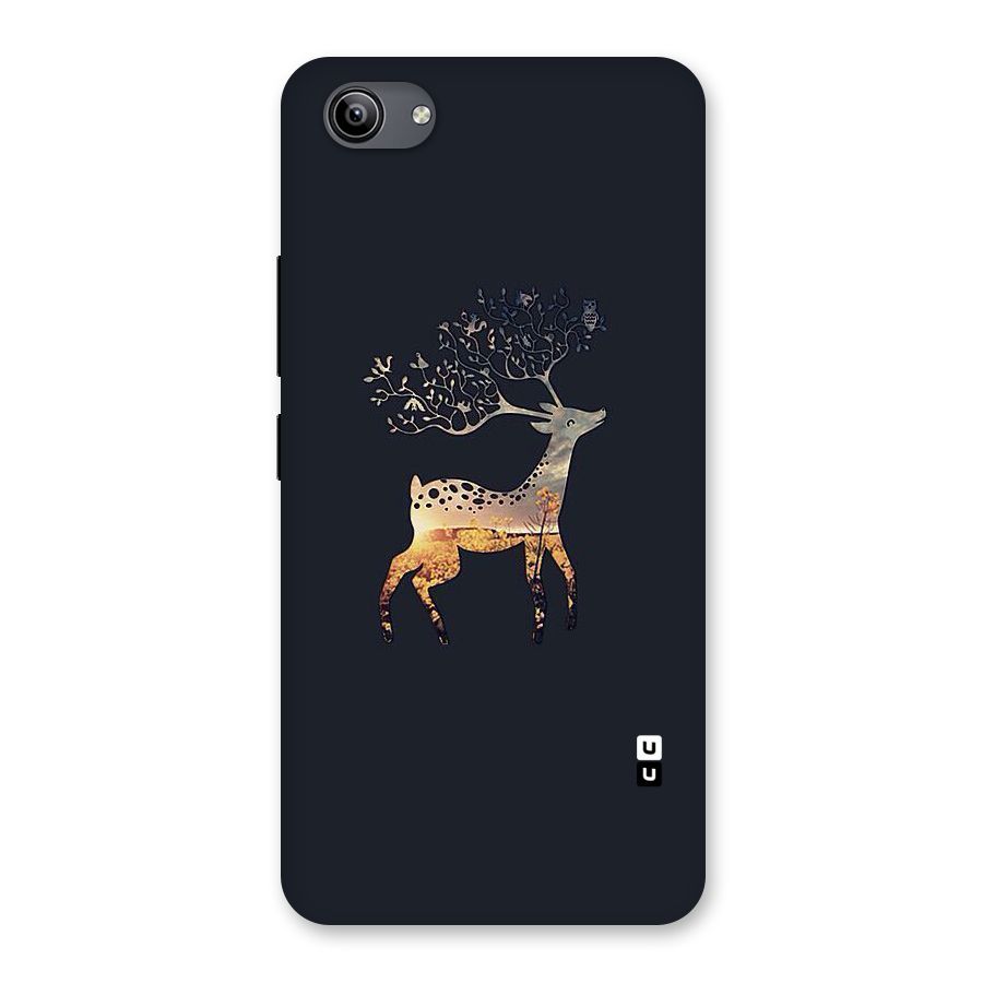 Black Deer Back Case for Vivo Y81i