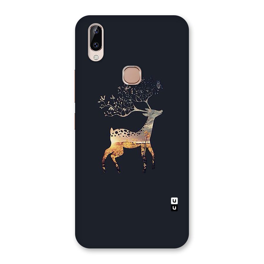 Black Deer Back Case for Vivo Y83 Pro