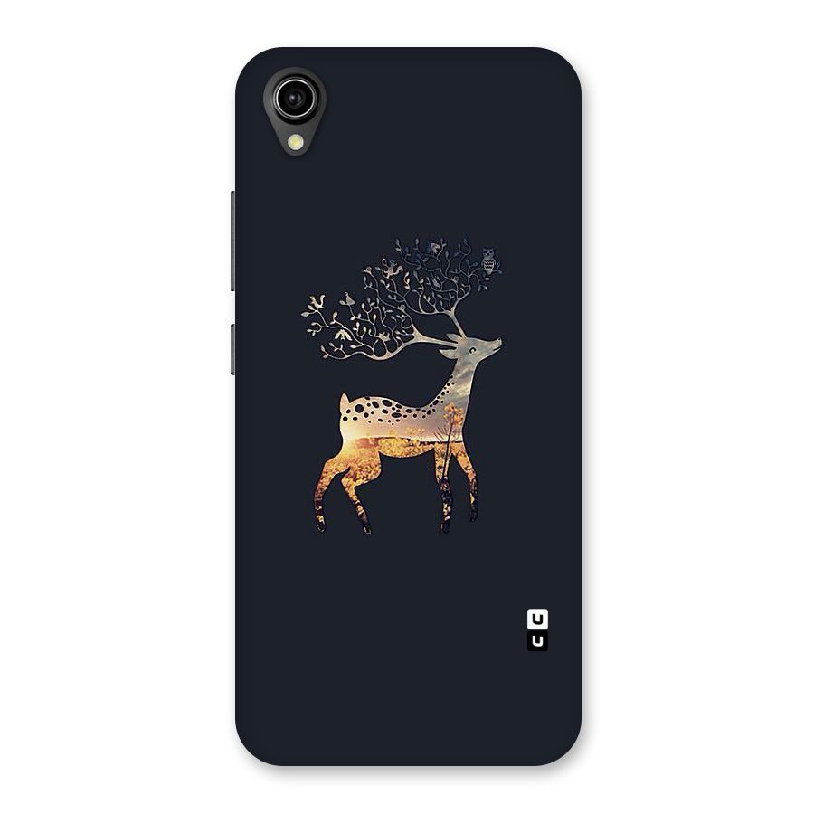 Black Deer Back Case for Vivo Y90