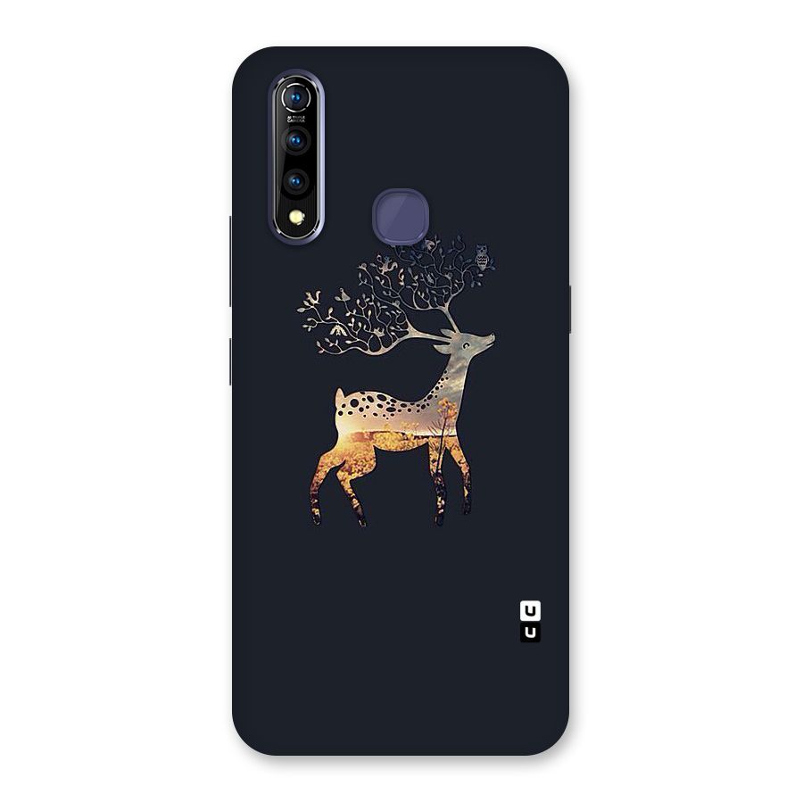 Black Deer Back Case for Vivo Z1 Pro