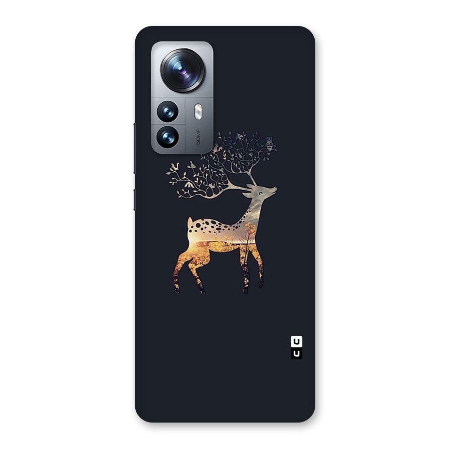 Black Deer Back Case for Xiaomi 12 Pro
