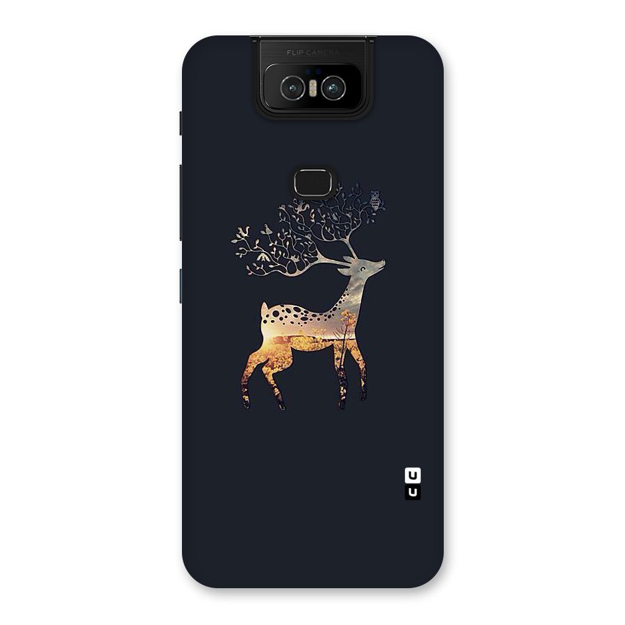 Black Deer Back Case for Zenfone 6z
