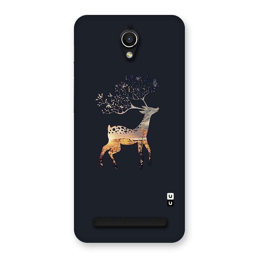 Black Deer Back Case for Zenfone Go