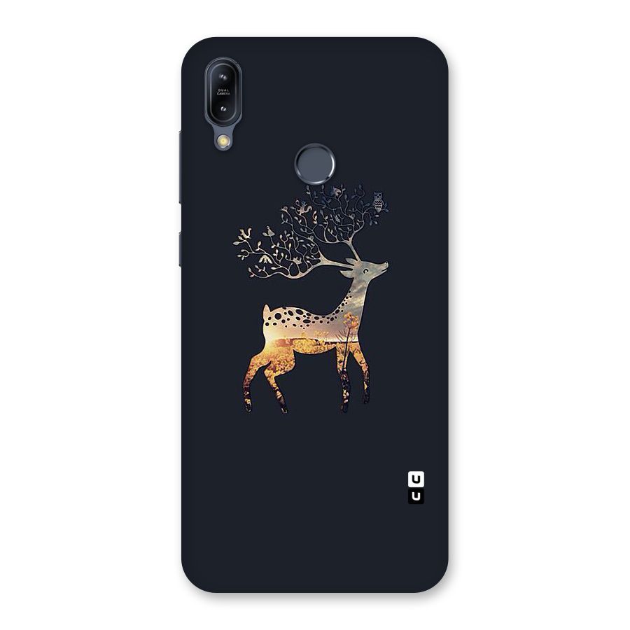 Black Deer Back Case for Zenfone Max M2