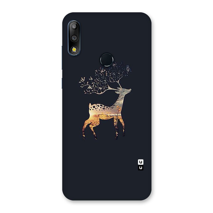 Black Deer Back Case for Zenfone Max Pro M2