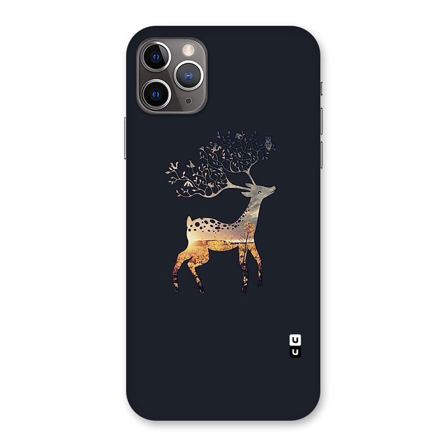 Black Deer Back Case for iPhone 11 Pro Max