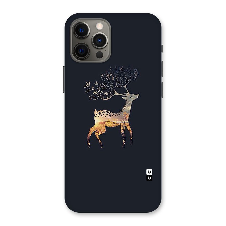 Black Deer Back Case for iPhone 12 Pro Max