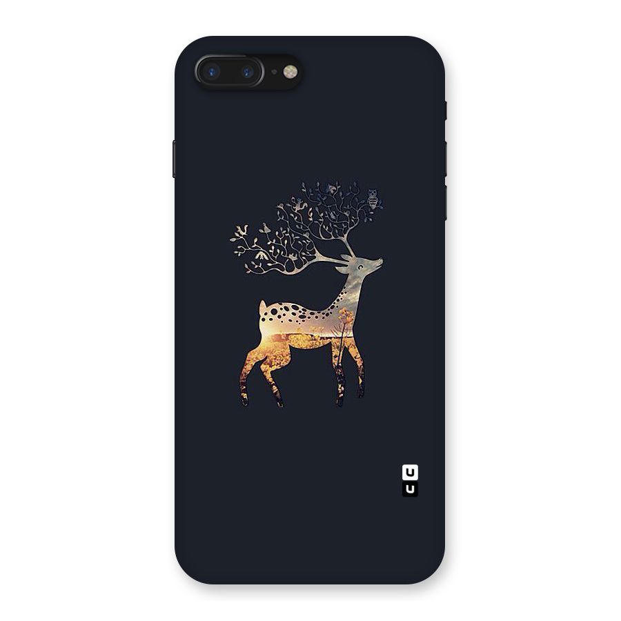 Black Deer Back Case for iPhone 7 Plus
