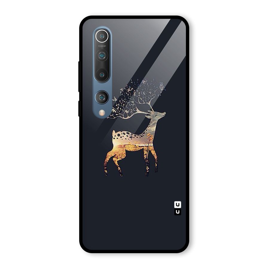 Black Deer Glass Back Case for Mi 10