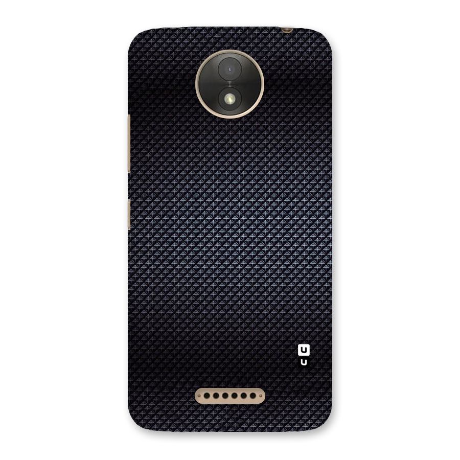 Black Diamond Back Case for Moto C Plus