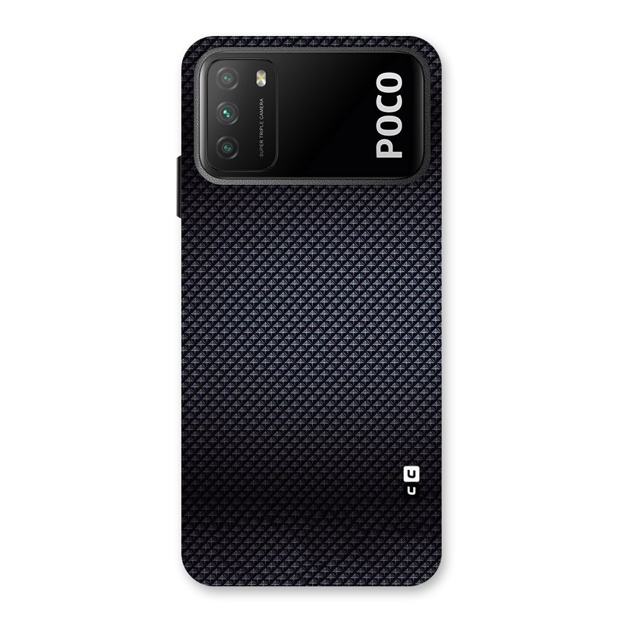 Black Diamond Back Case for Poco M3