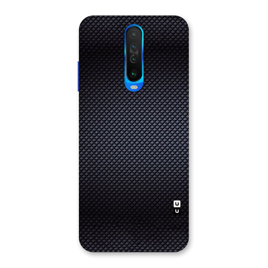 Black Diamond Back Case for Poco X2