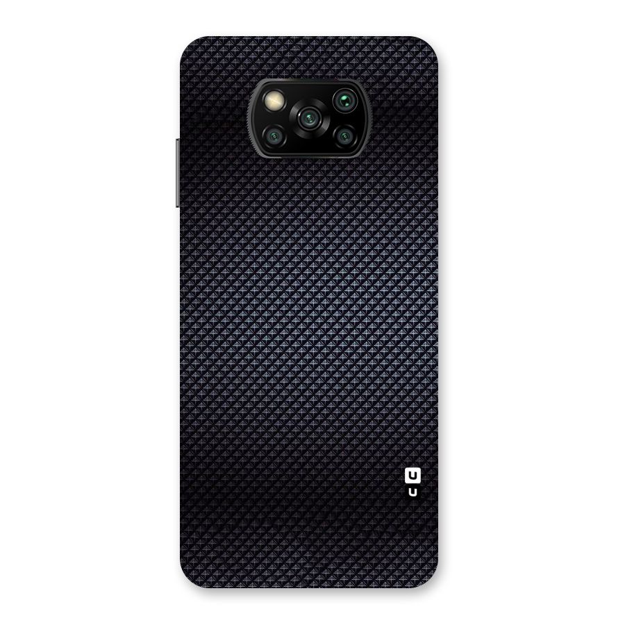 Black Diamond Back Case for Poco X3