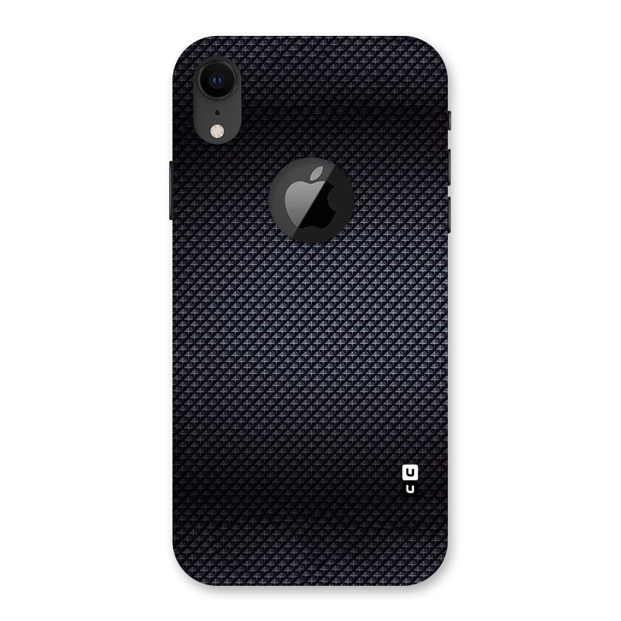 Black Diamond Back Case for iPhone XR Logo Cut