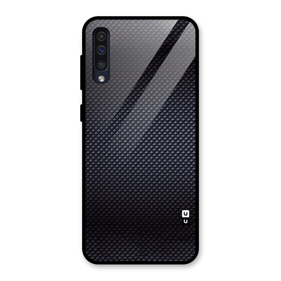 Black Diamond Glass Back Case for Galaxy A30s