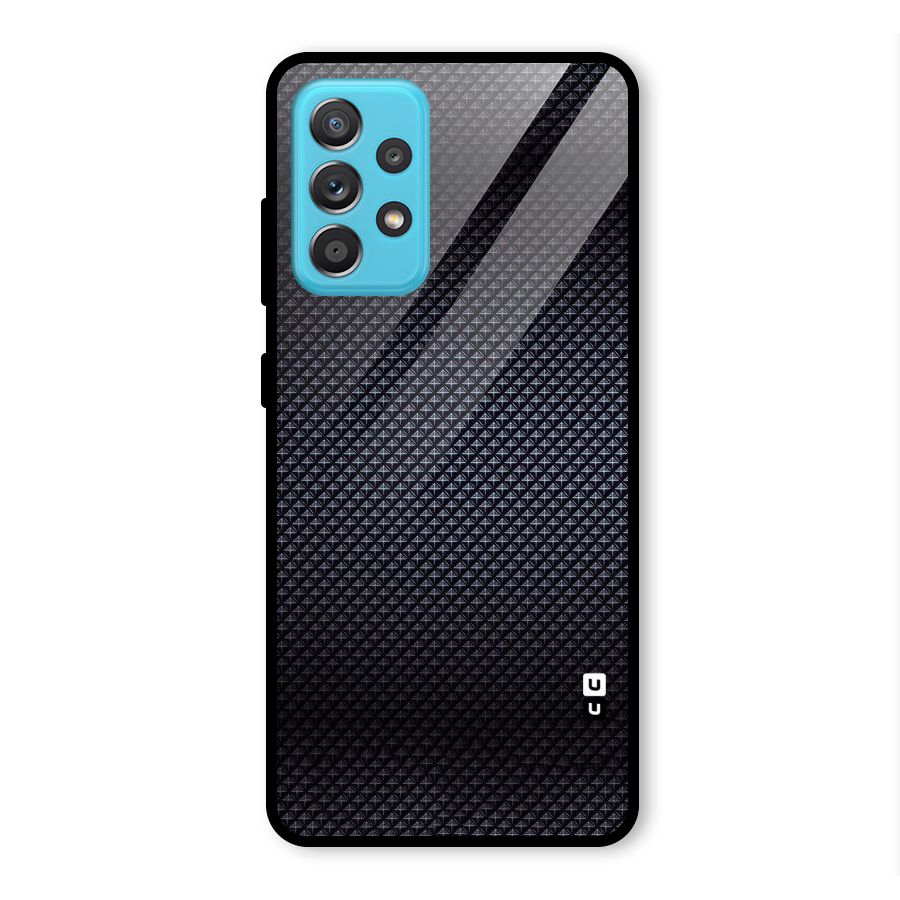 Black Diamond Glass Back Case for Galaxy A52