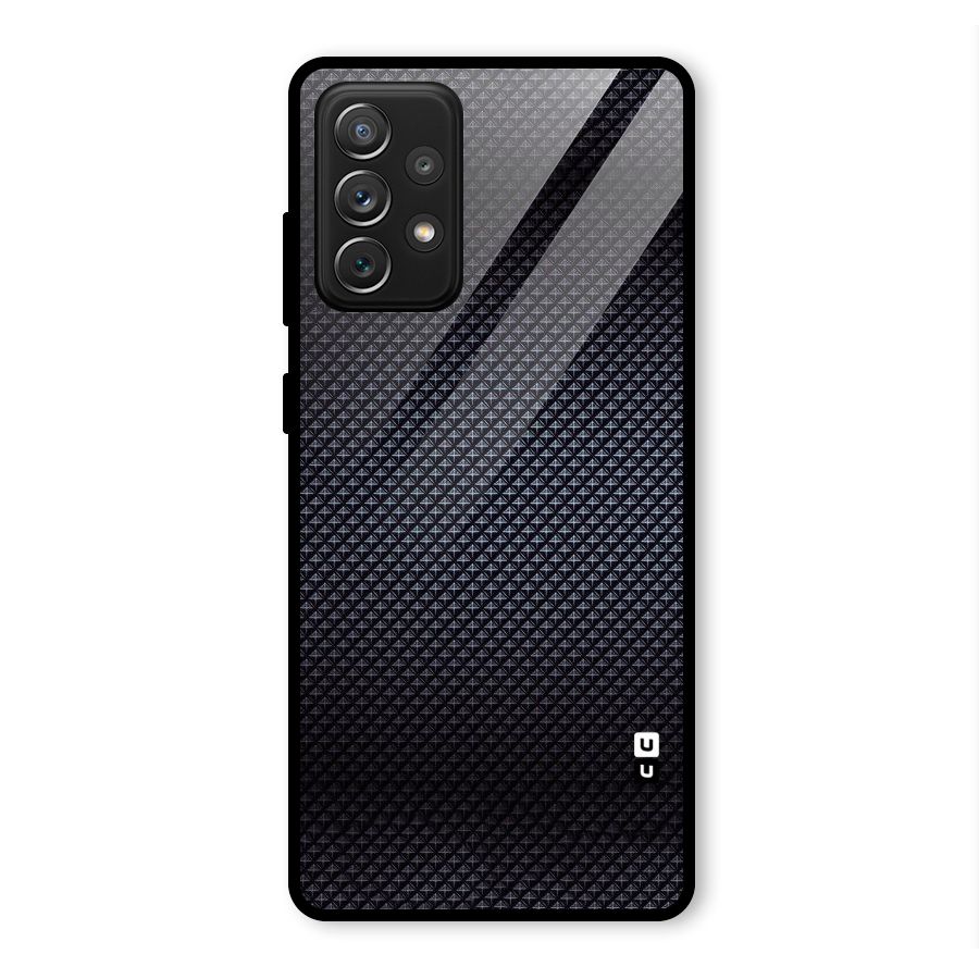 Black Diamond Glass Back Case for Galaxy A72