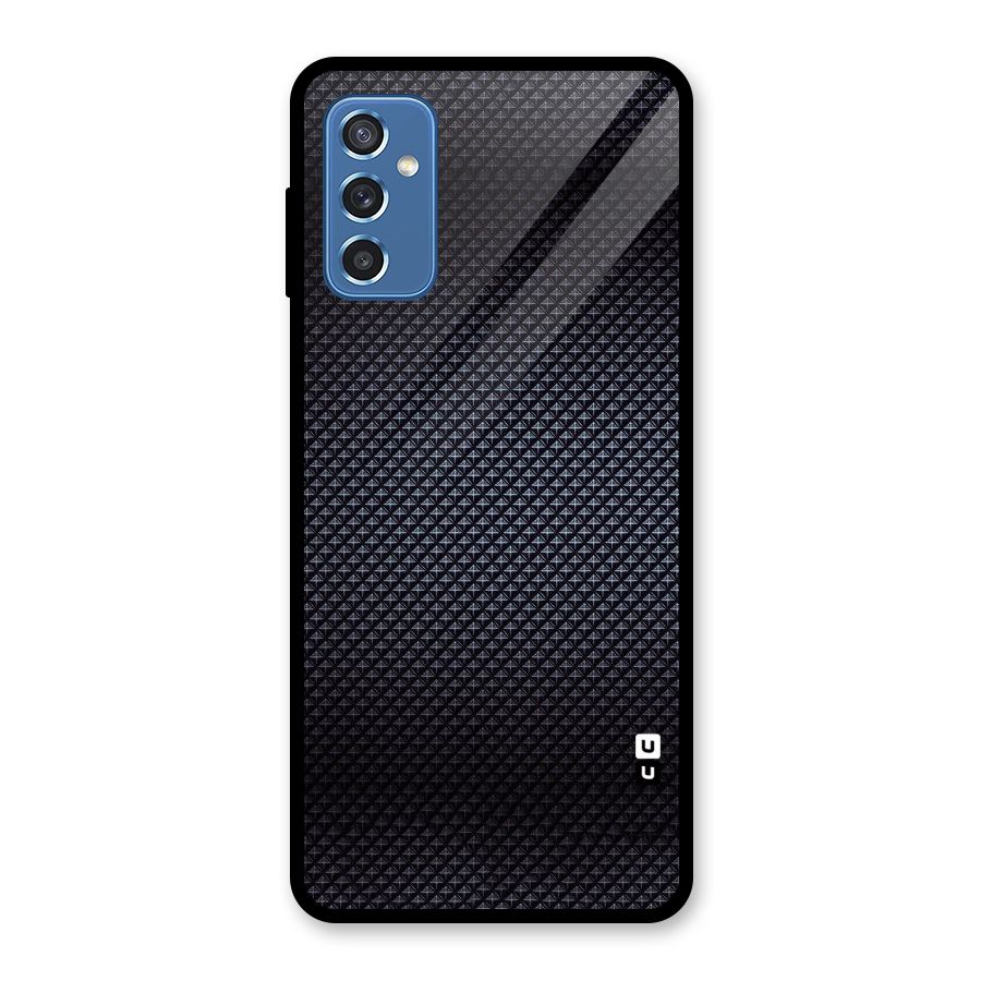 Black Diamond Glass Back Case for Galaxy M52 5G