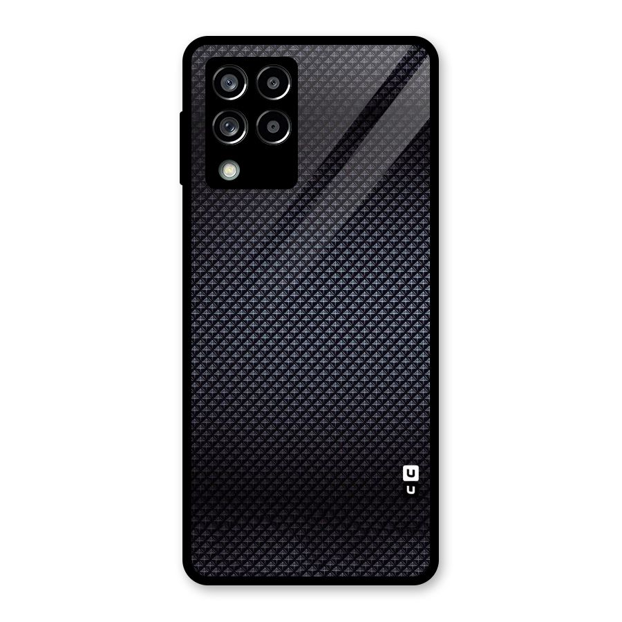 Black Diamond Glass Back Case for Galaxy M53 5G