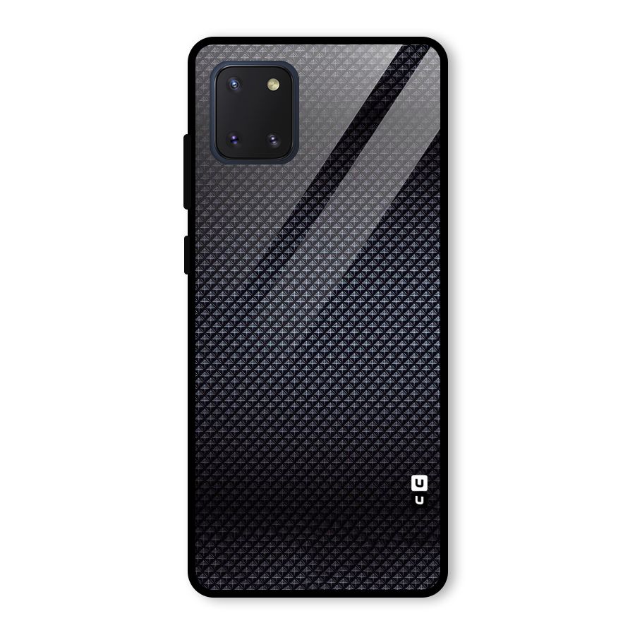 Black Diamond Glass Back Case for Galaxy Note 10 Lite