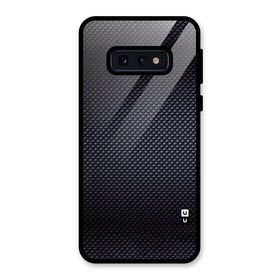Black Diamond Glass Back Case for Galaxy S10e