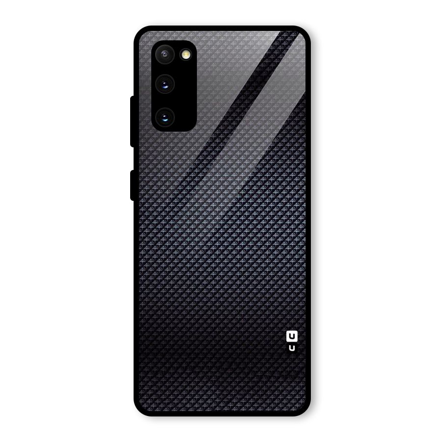 Black Diamond Glass Back Case for Galaxy S20 FE