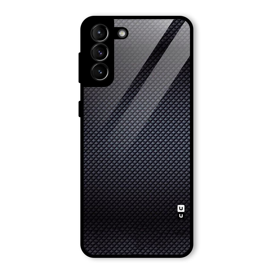 Black Diamond Glass Back Case for Galaxy S21 Plus