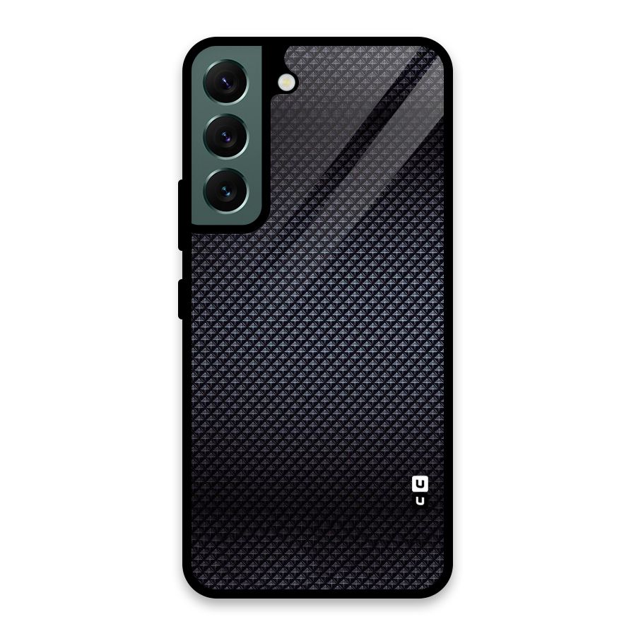 Black Diamond Glass Back Case for Galaxy S22 5G