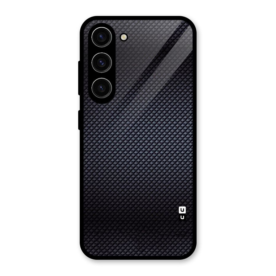 Black Diamond Glass Back Case for Galaxy S23