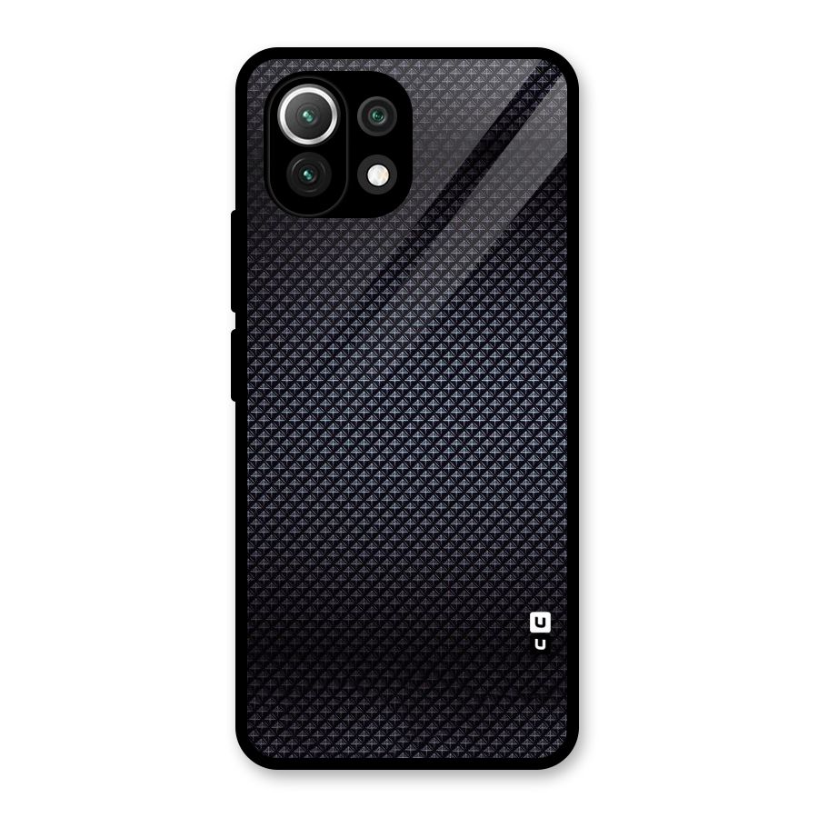 Black Diamond Glass Back Case for Mi 11 Lite