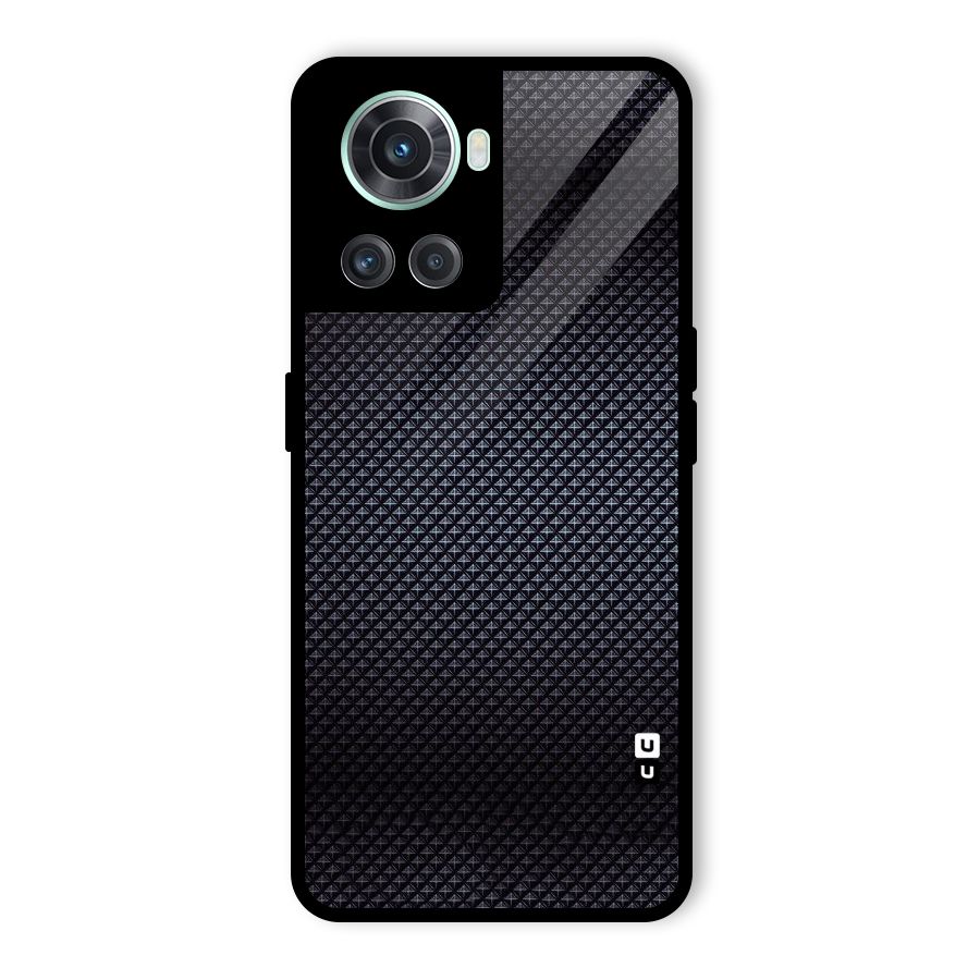 Black Diamond Glass Back Case for OnePlus 10R