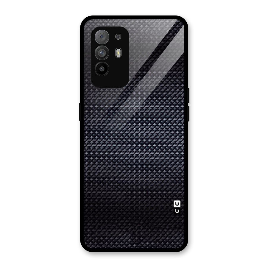 Black Diamond Glass Back Case for Oppo F19 Pro Plus 5G