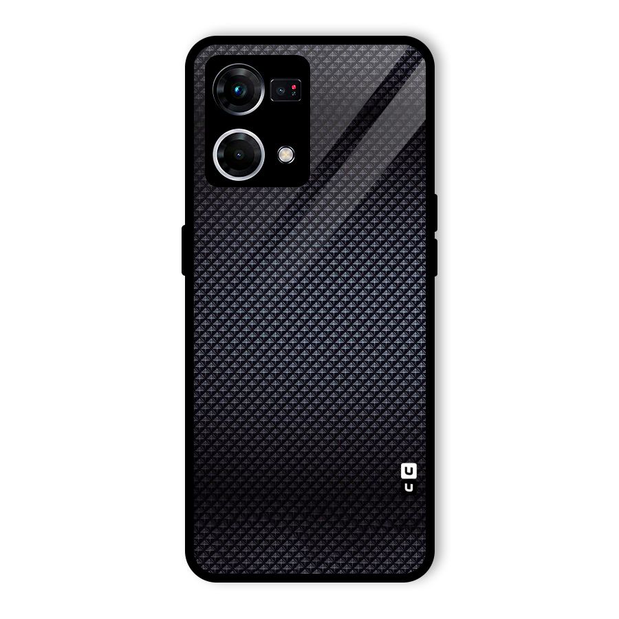 Black Diamond Glass Back Case for Oppo F21 Pro 5G