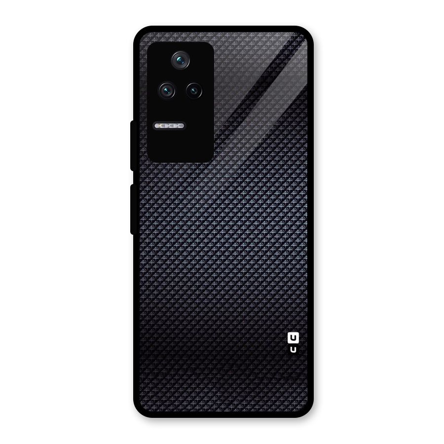 Black Diamond Glass Back Case for Poco F4 5G